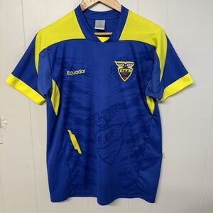 ECUADOR NATIONAL TEAM AWAY JERSEY 2014 WORLD CUP BRASIL BLUE MEN M GUC